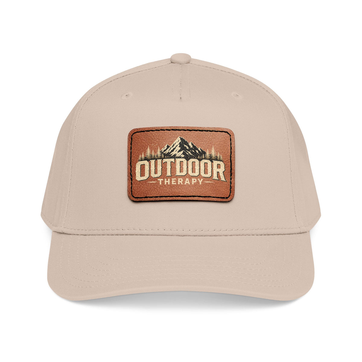 Mid Profile Outdoor Therapy with Leather Patch (Rectangle)