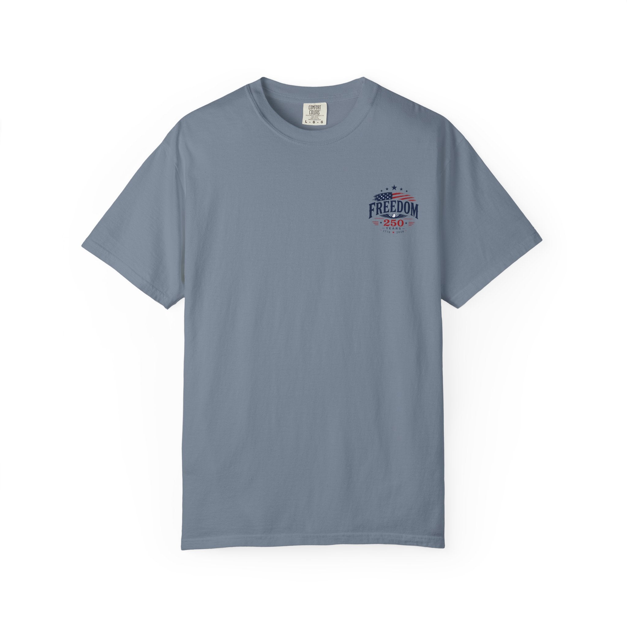 Freedom 250® Patriotic T-Shirt — 250 Years USA Flag Anniversary Tee