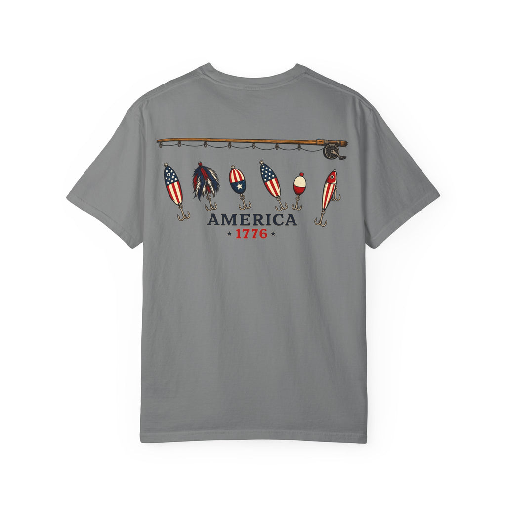 America 1776 Fishing Lures Tee