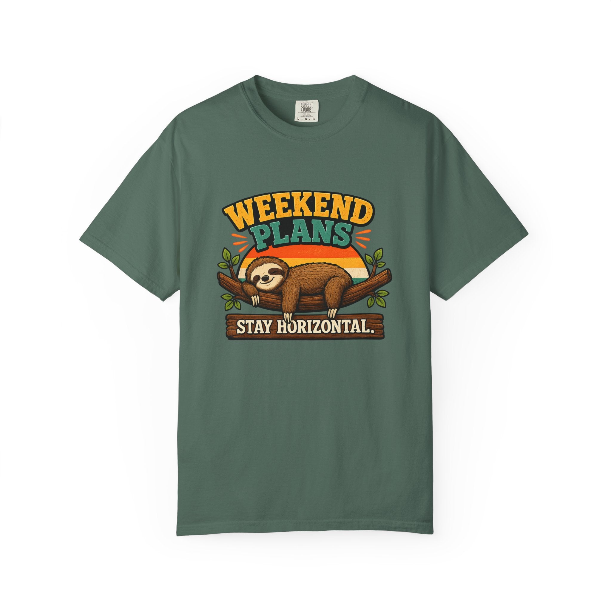 Weekend Plans Sloth T-Shirt