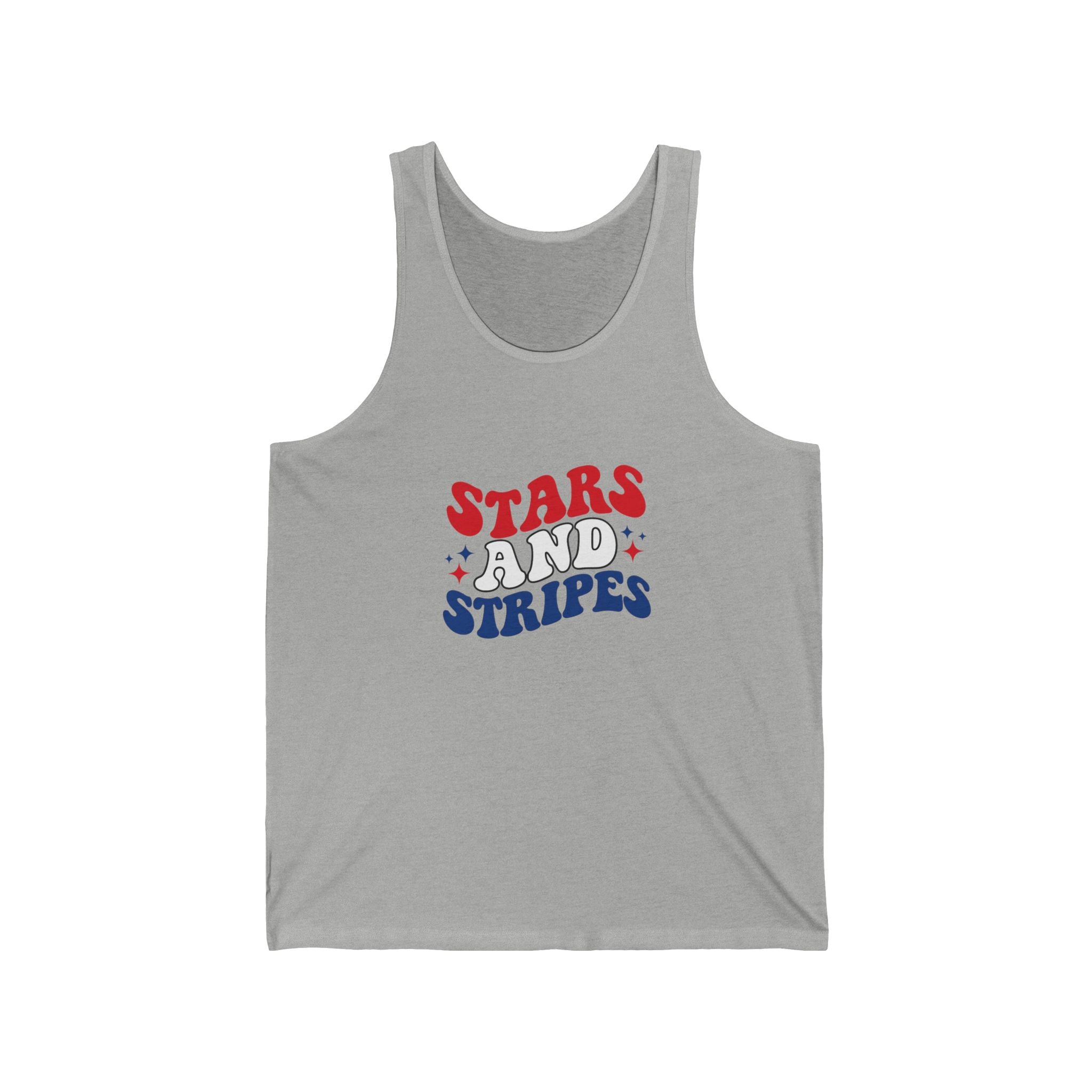 Stars and Stripes Tank Top — Patriotic 4th of July Tee