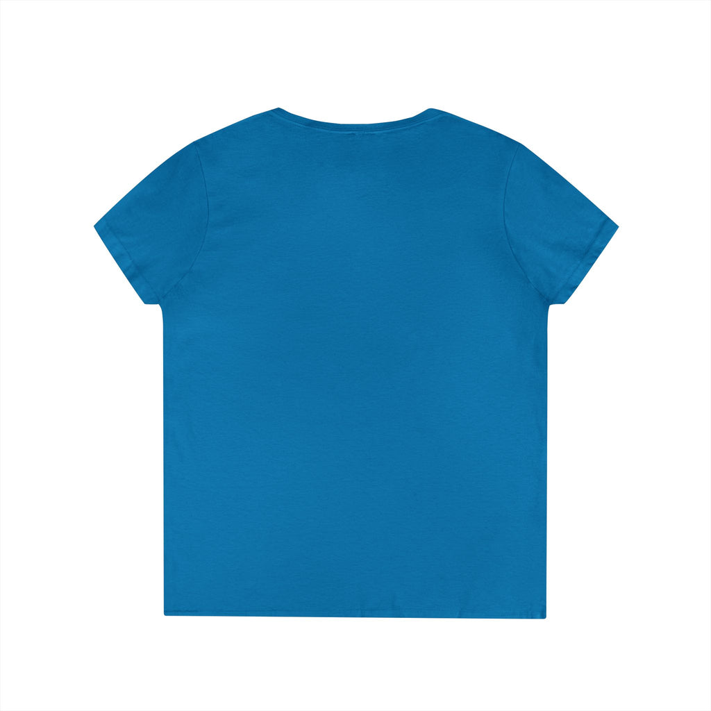 Hang in There Sloth Tee - Ladies V-Neck T-Shirt