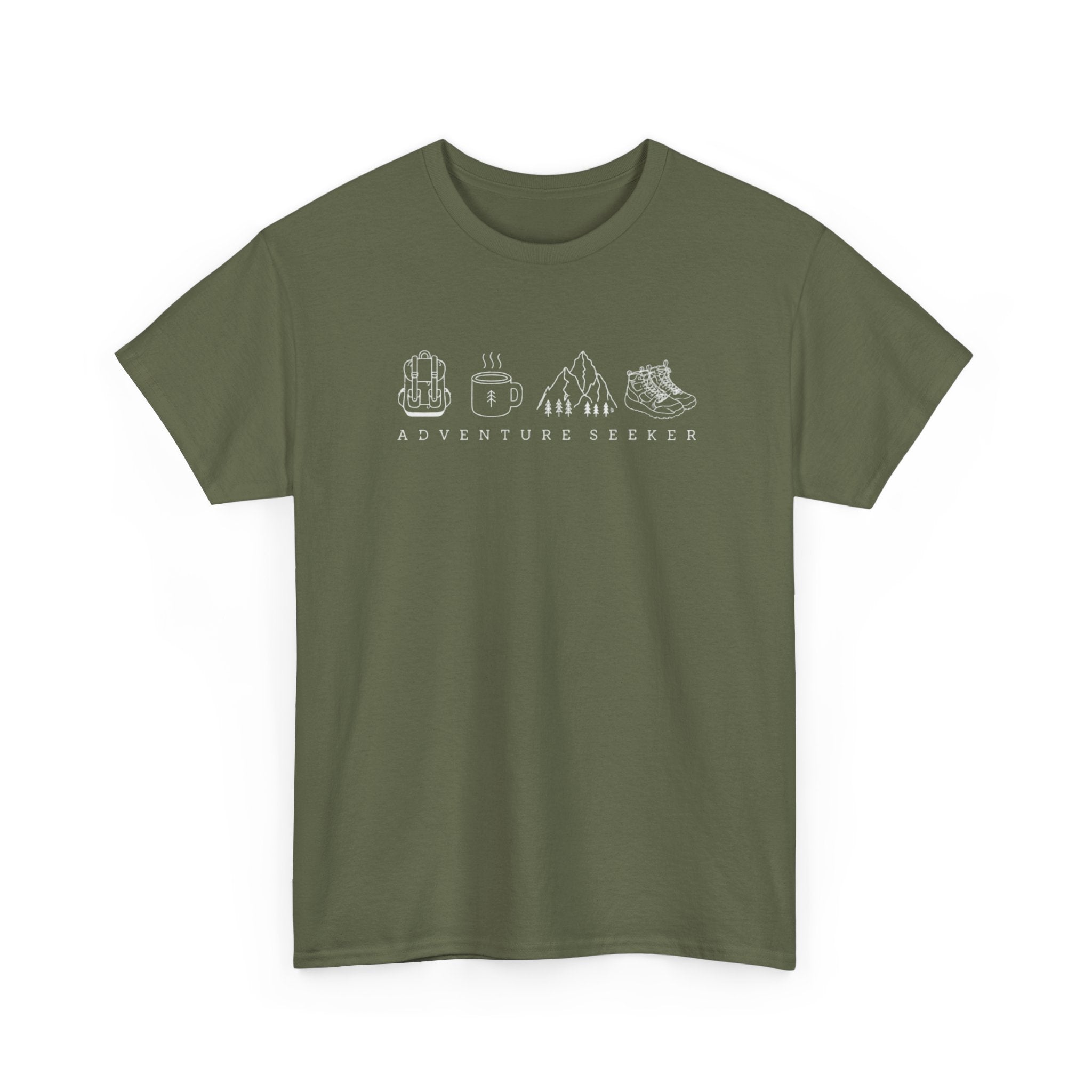 Adventure Begins Hiking T‑Shirt