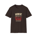 Hike Like There's a Bottle of Wine T-Shirt — Funny Hiking Tee for Wine Lovers
