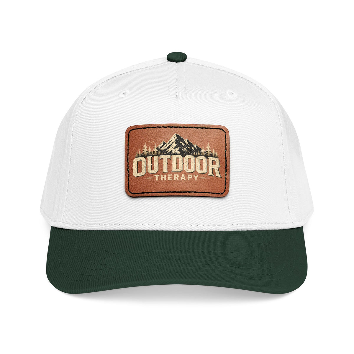 Mid Profile Outdoor Therapy with Leather Patch (Rectangle)