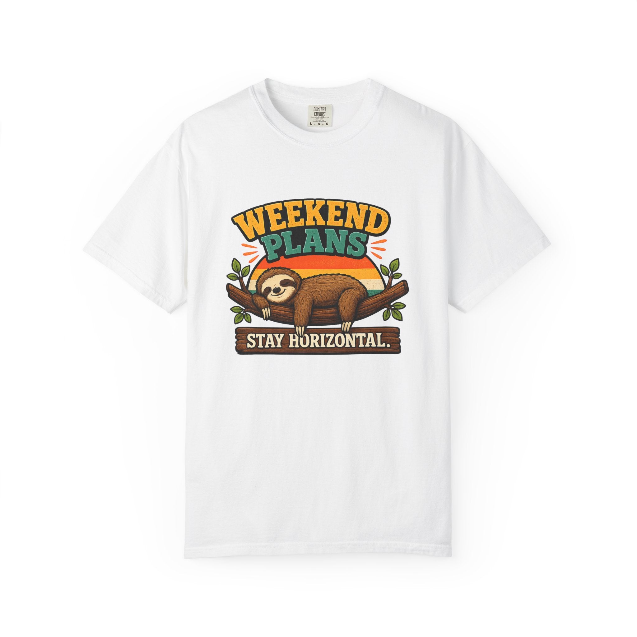Weekend Plans Sloth T-Shirt
