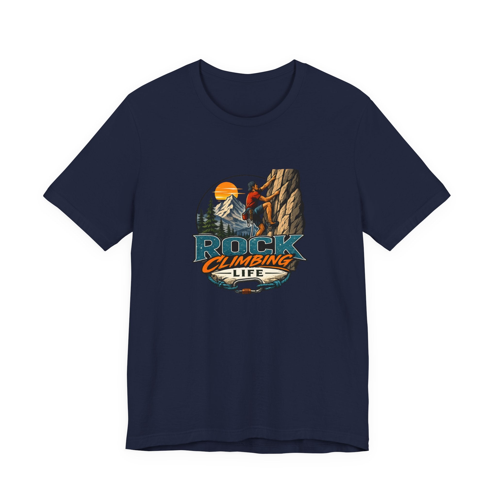 Rock Climbing Life T-Shirt — Outdoor Climber Graphic Tee