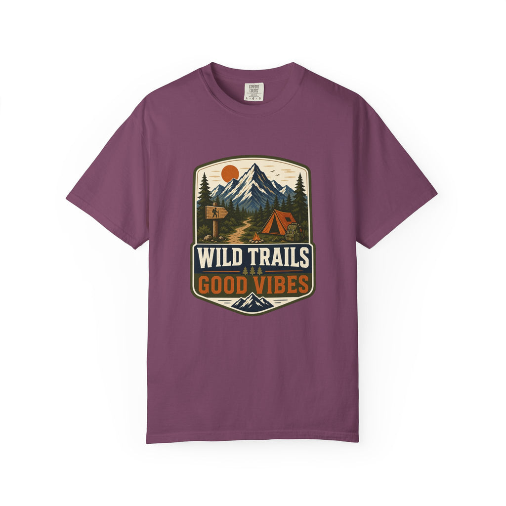 Adventure T-Shirt — Wild Trails Good Vibes Camping Tee