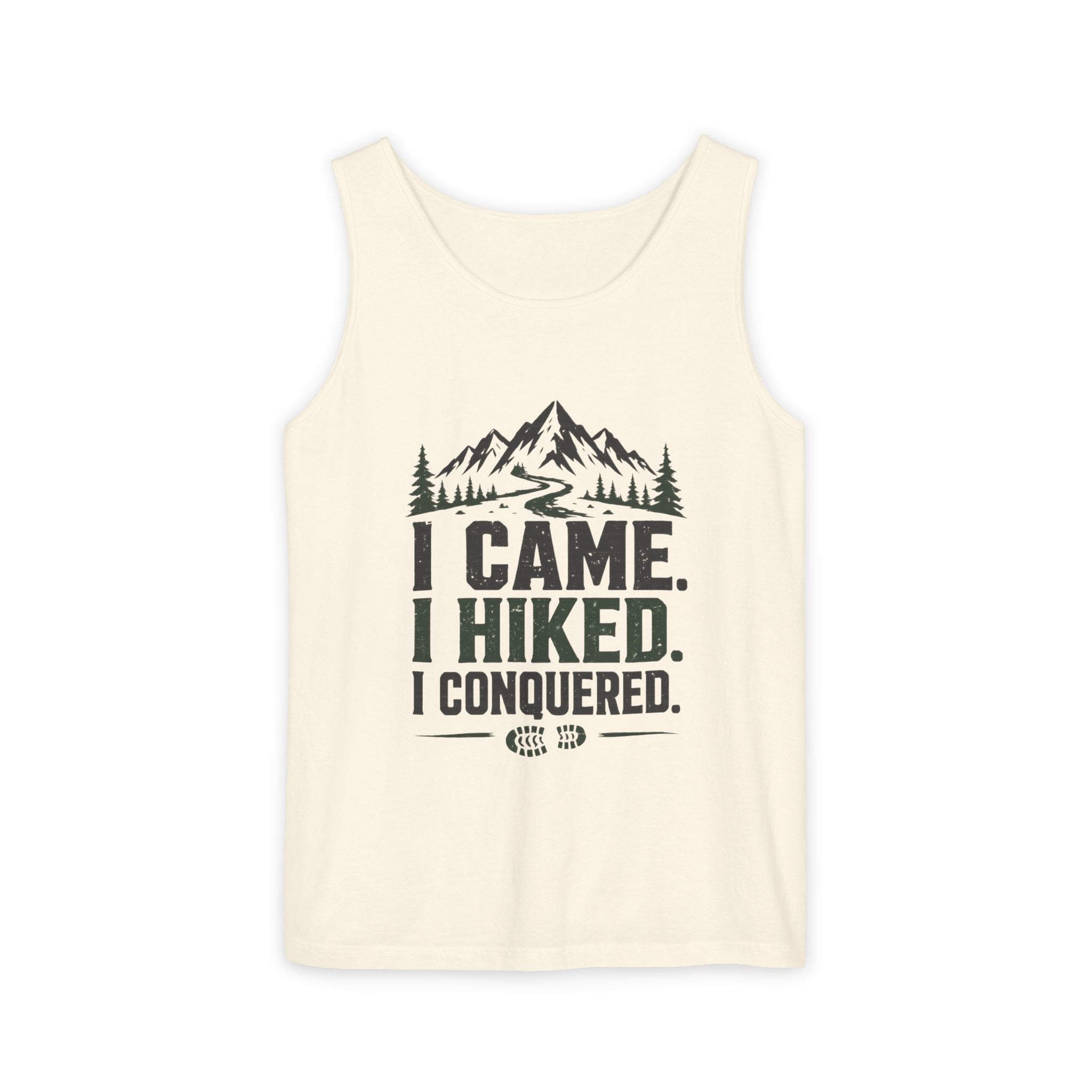 Hiking Tank Top — I Came. I Hiked. I Conquered. Mountain Trail Tank