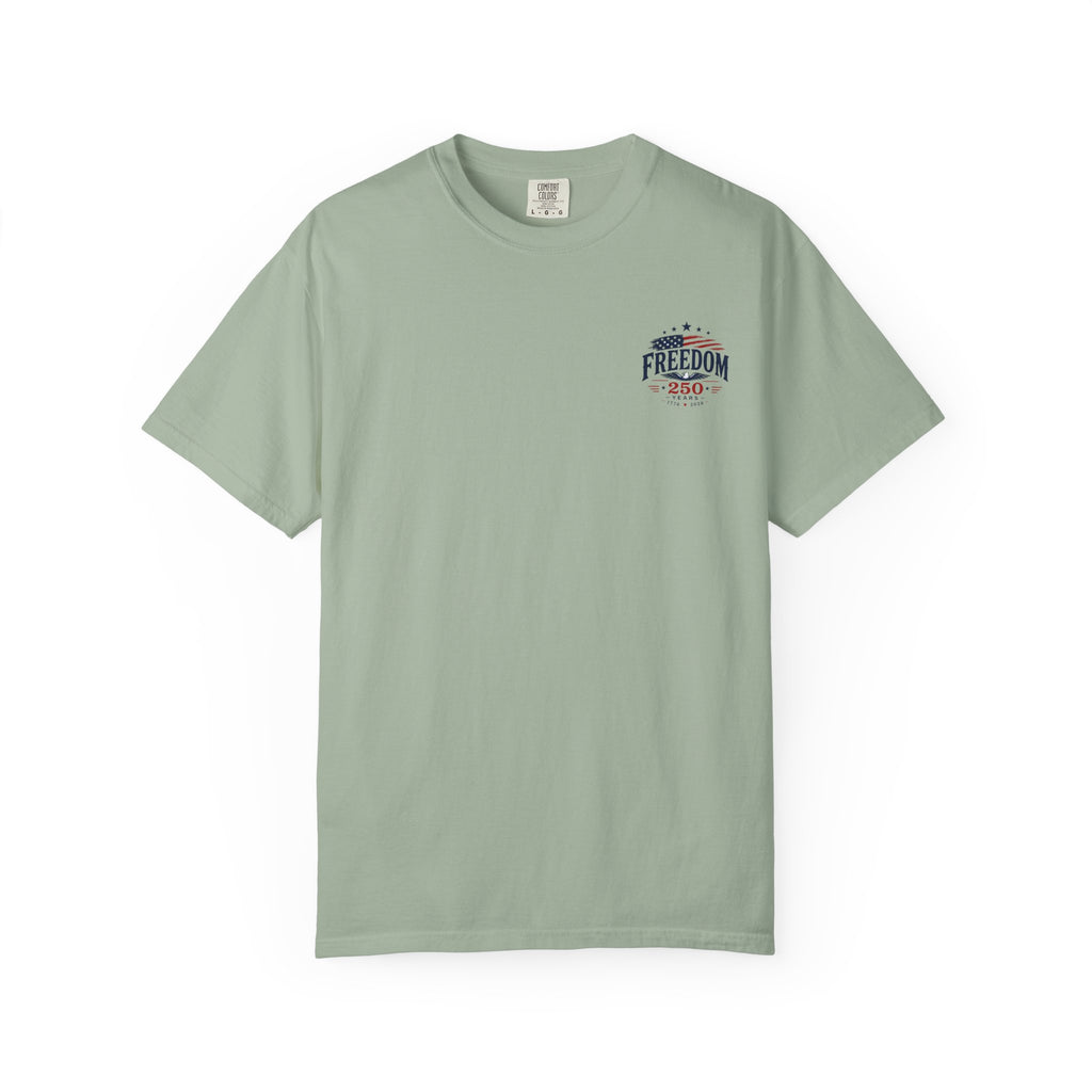 Freedom 250® Patriotic T-Shirt — 250 Years USA Flag Anniversary Tee