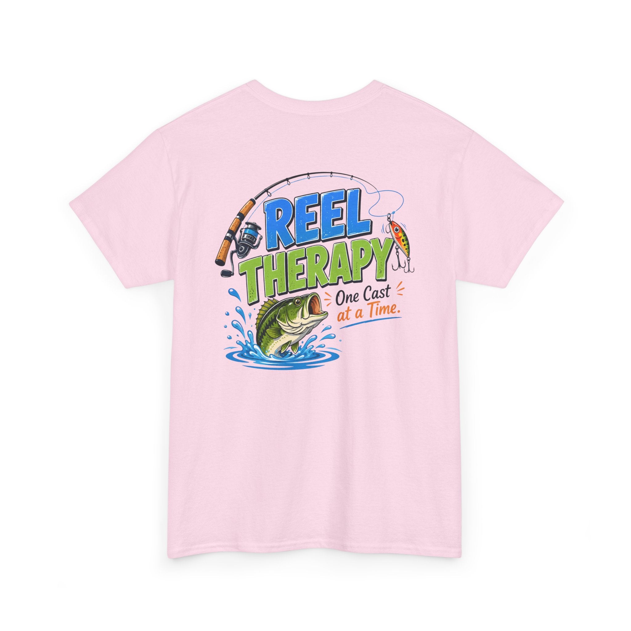 "Reel Therapy: One Cast at a Time" Fishing Tee