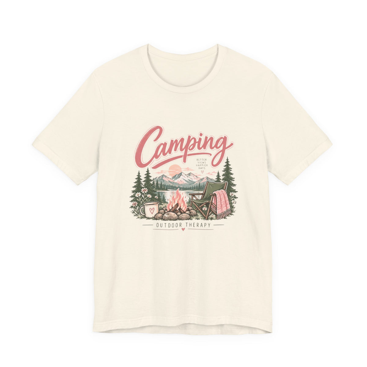 Camping Outdoor Therapy T-Shirt