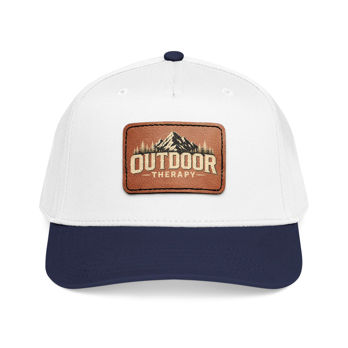 Mid Profile Outdoor Therapy with Leather Patch (Rectangle)