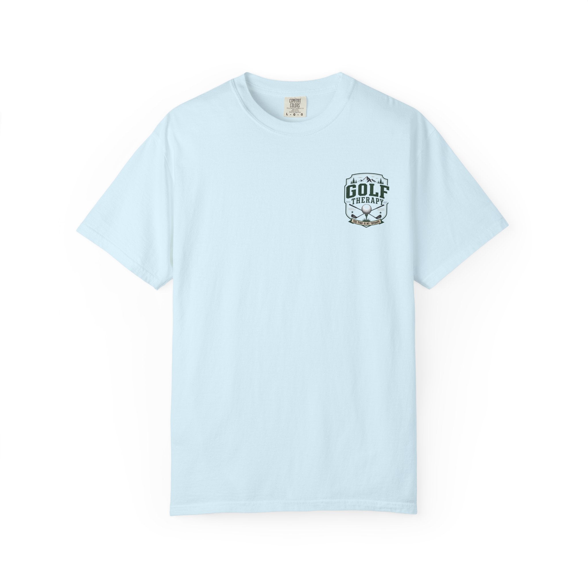 Golf Therapy T-shirt | Golf Ball Crest Tee