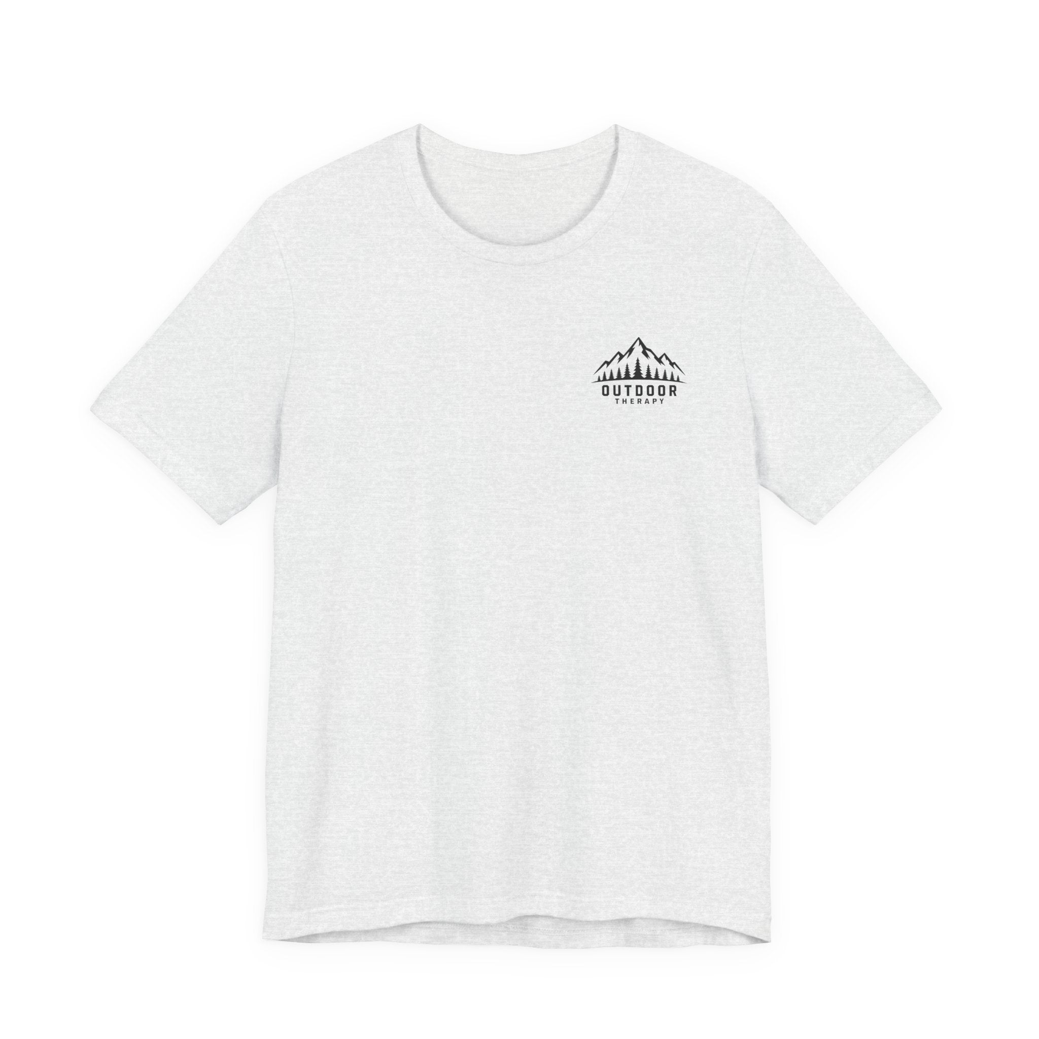 Outdoor Therapy Camping T‑Shirt — Mountain Campfire Graphic Tee