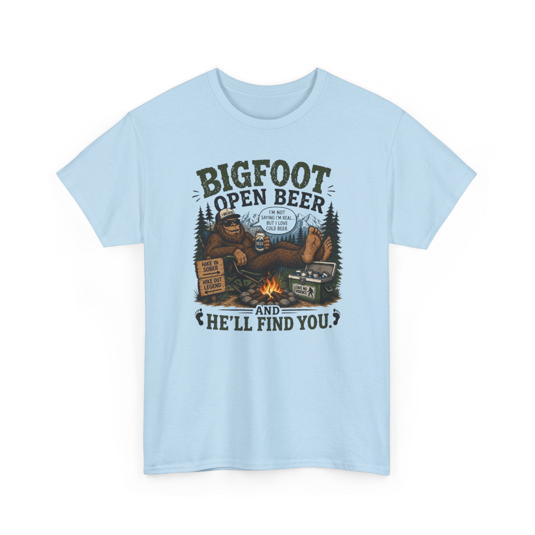 Bigfoot Open Beer T-Shirt