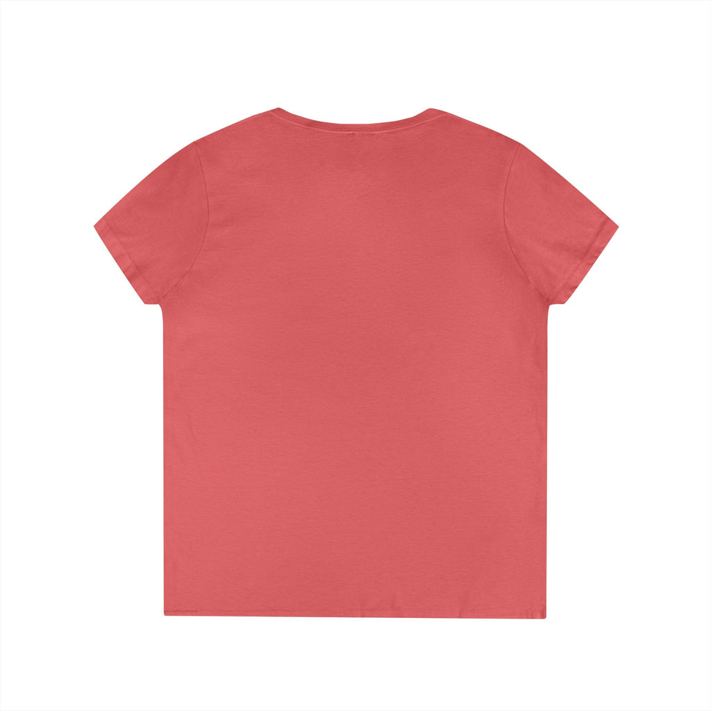 Hang in There Sloth Tee - Ladies V-Neck T-Shirt