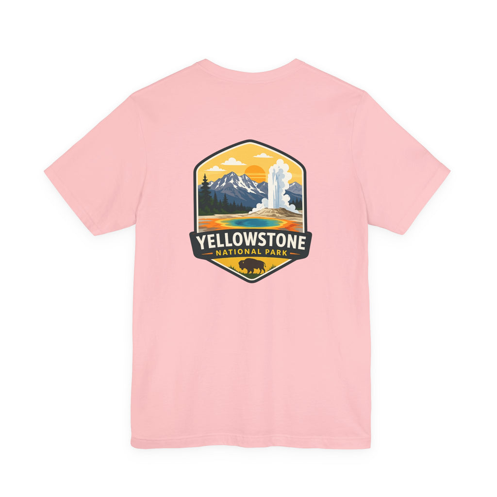 Yellowstone National Park Badge Tee — Outdoor Adventure T-Shirt
