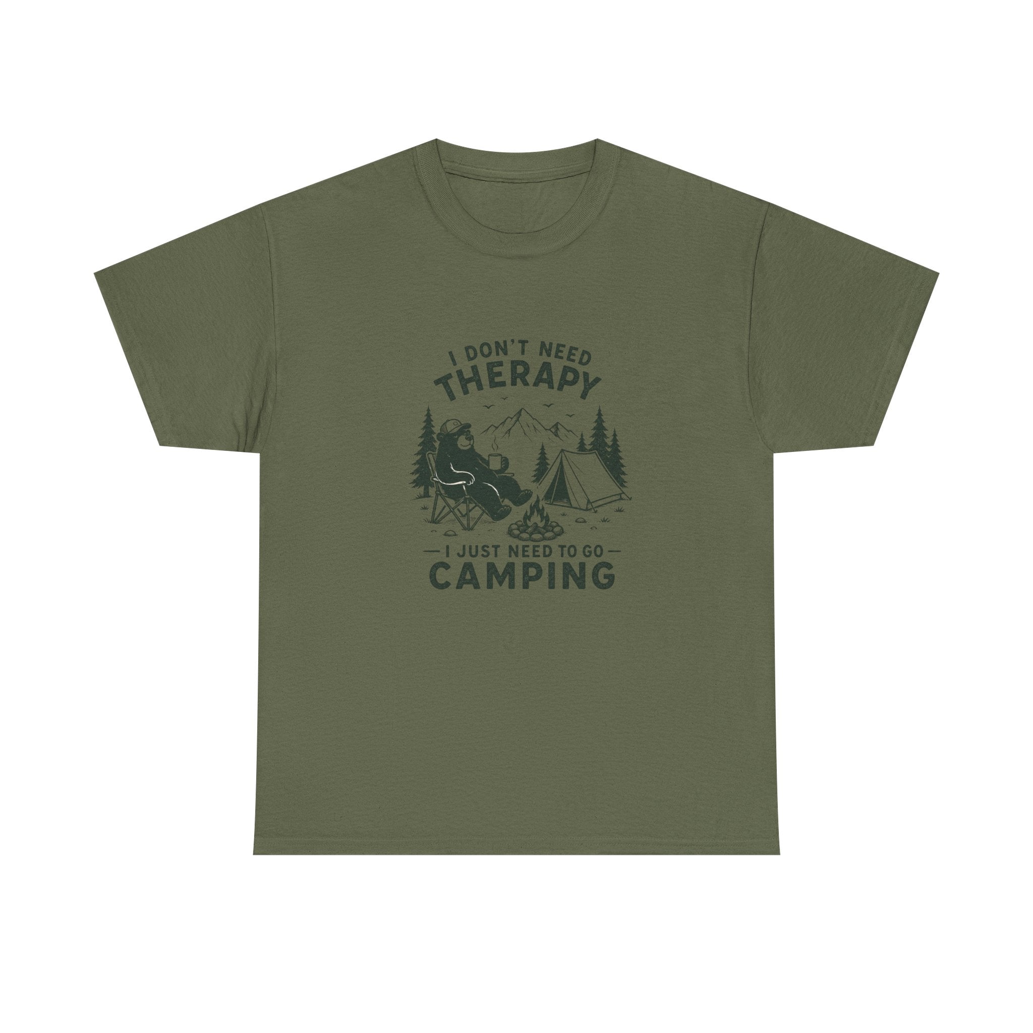 "I Don't Need Therapy, I Just Need To Go Camping" Outdoor Tee
