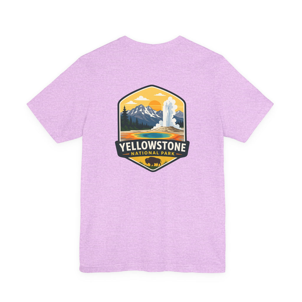 Yellowstone National Park Badge Tee — Outdoor Adventure T-Shirt