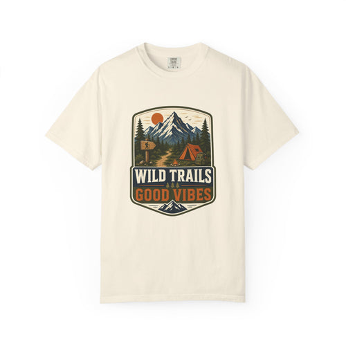 Adventure T-Shirt — Wild Trails Good Vibes Camping Tee