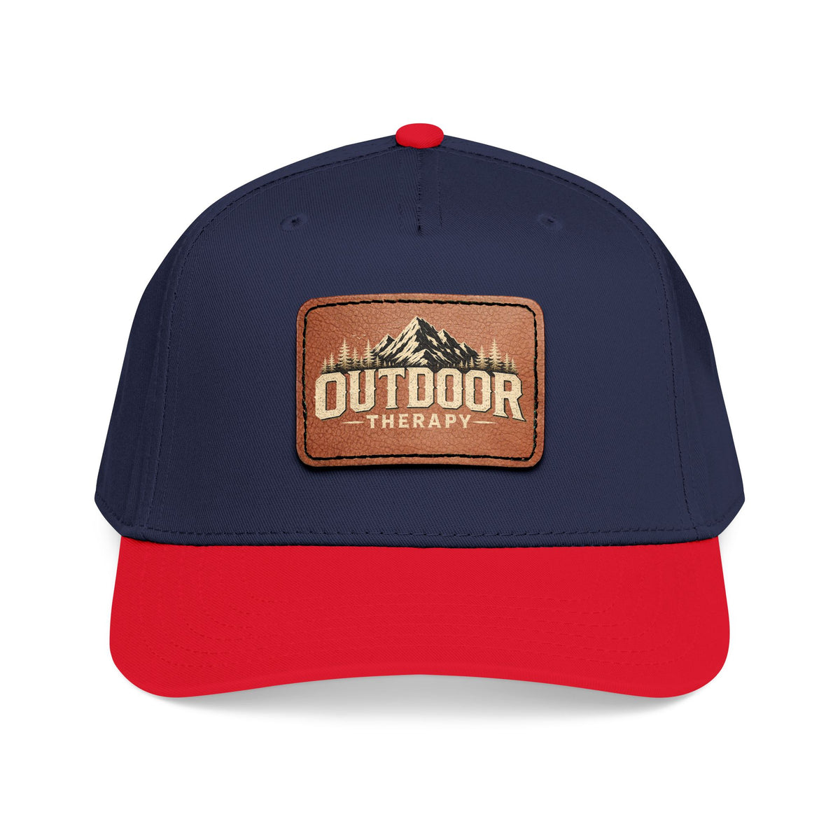 Mid Profile Outdoor Therapy with Leather Patch (Rectangle)