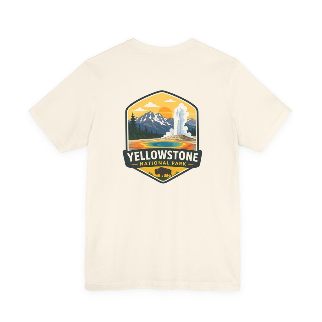 Yellowstone National Park Badge Tee — Outdoor Adventure T-Shirt