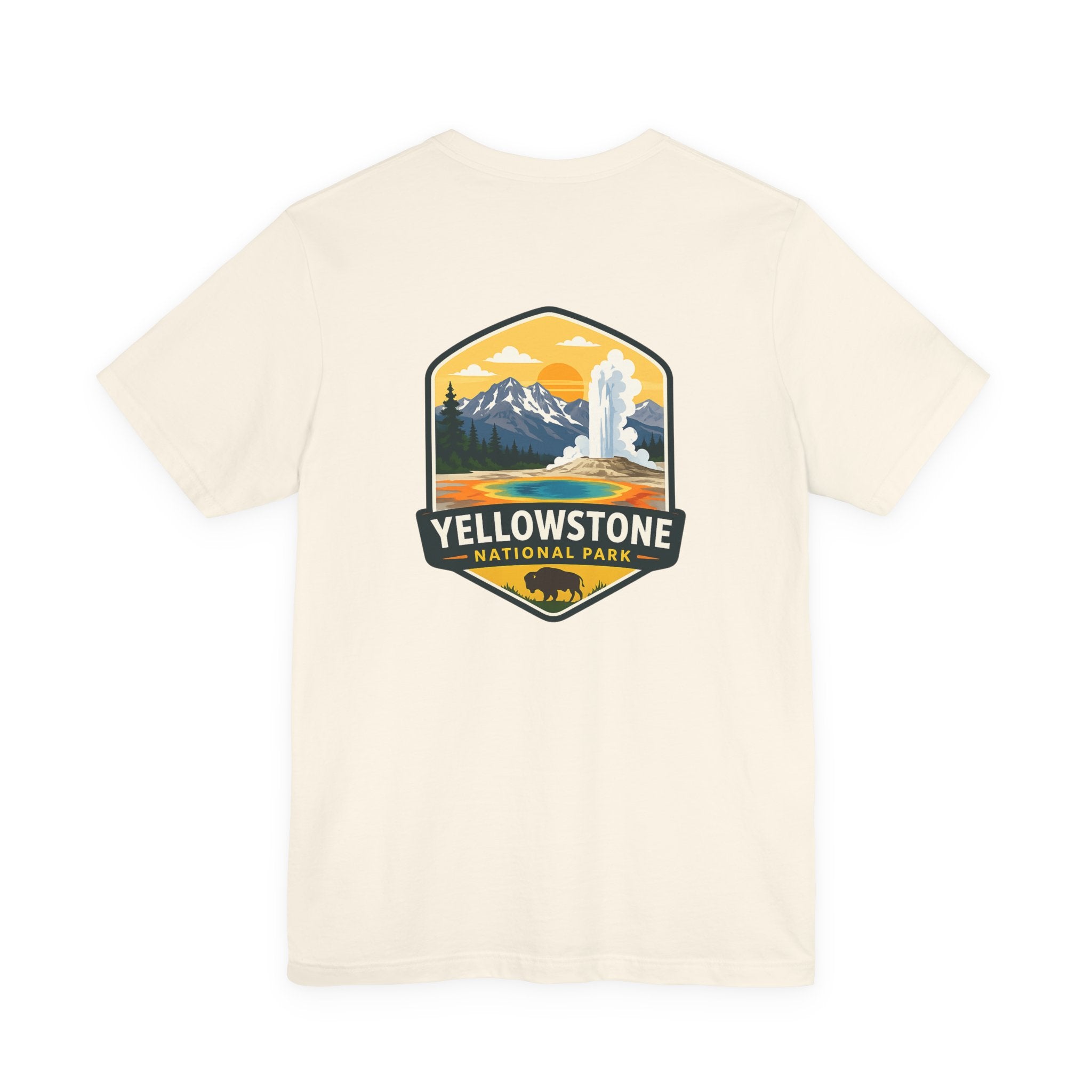 Yellowstone National Park Badge Tee — Outdoor Adventure T-Shirt