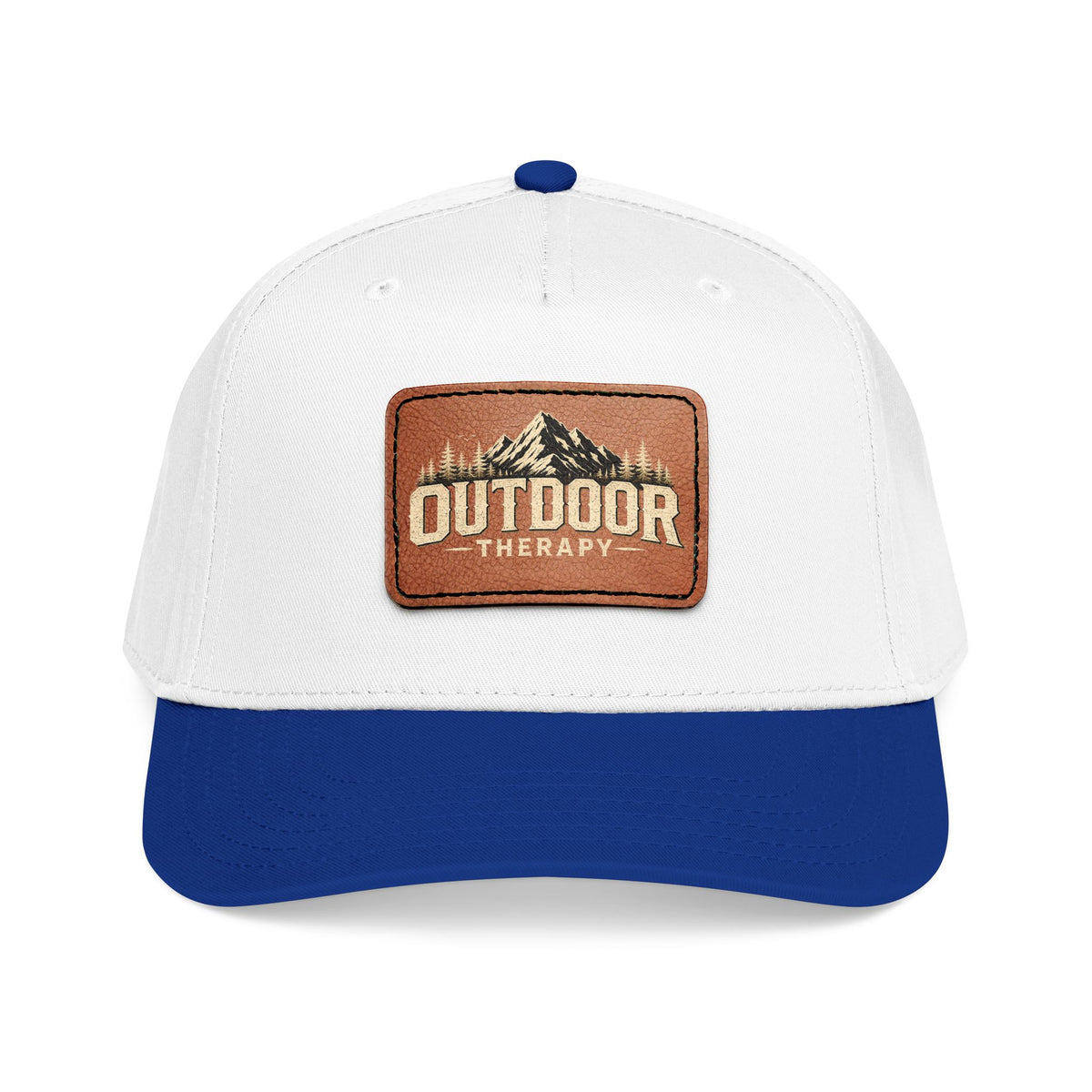 Mid Profile Outdoor Therapy with Leather Patch (Rectangle)