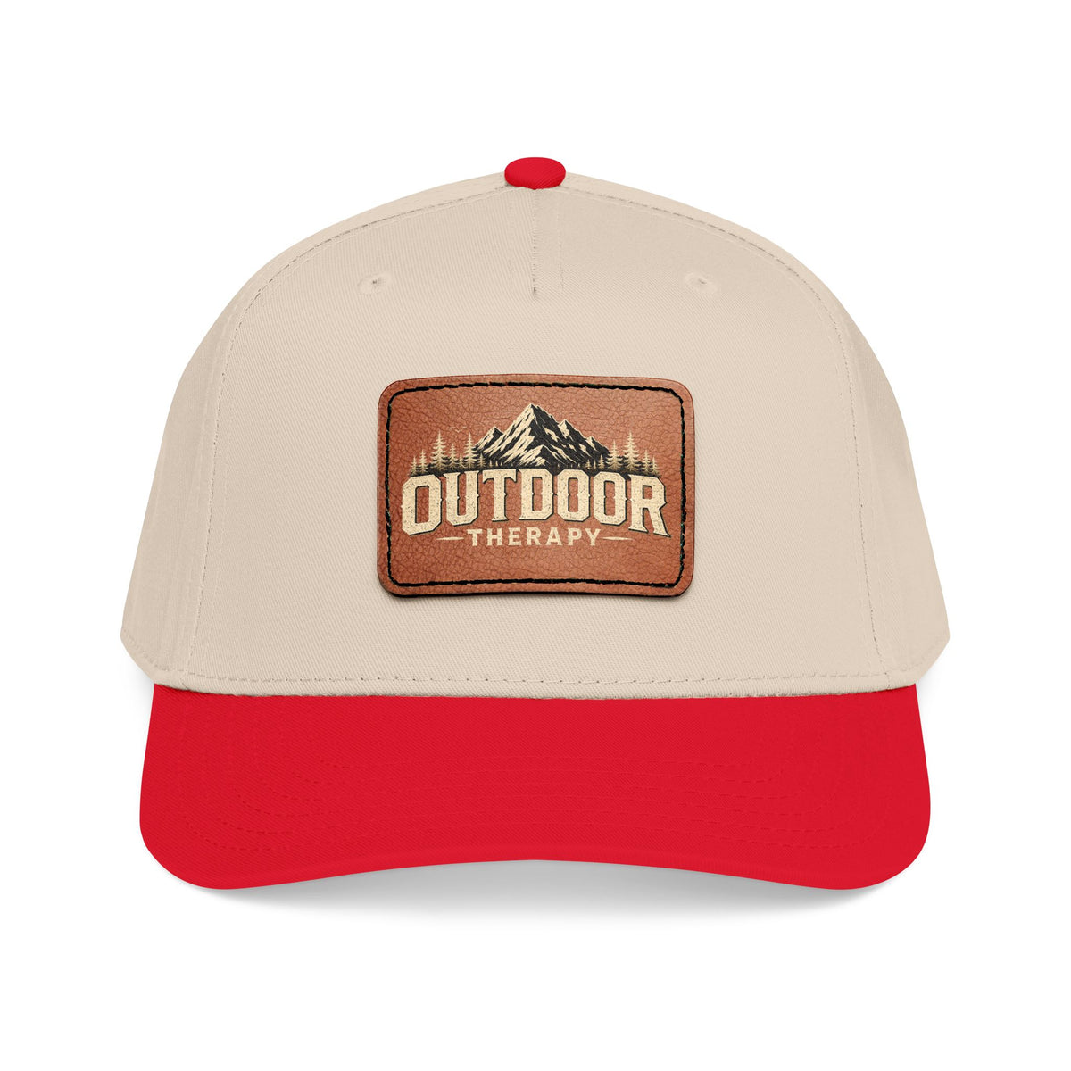 Mid Profile Outdoor Therapy with Leather Patch (Rectangle)