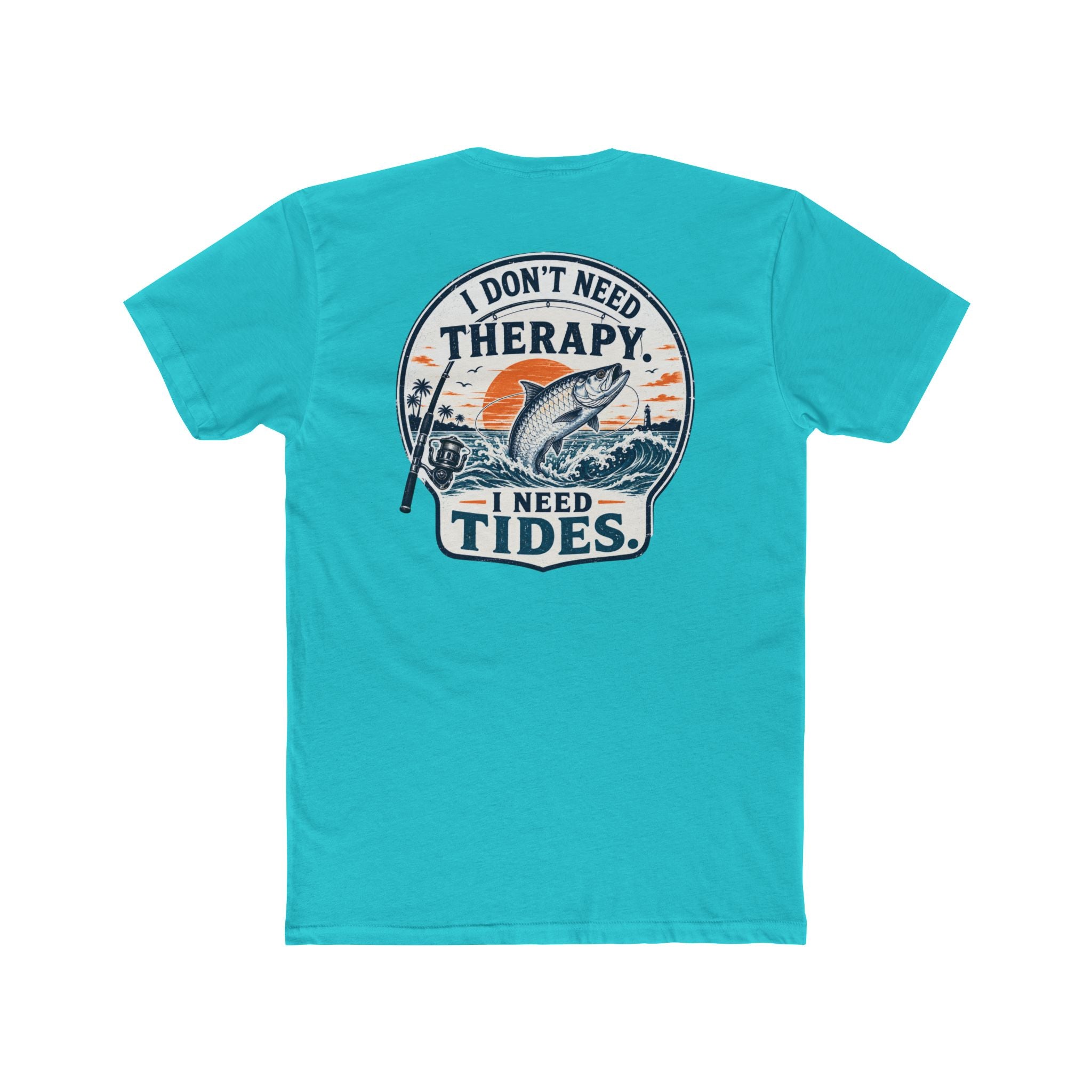 "I Don't Need Therapy, I Need Tides" Fishing T‑Shirt
