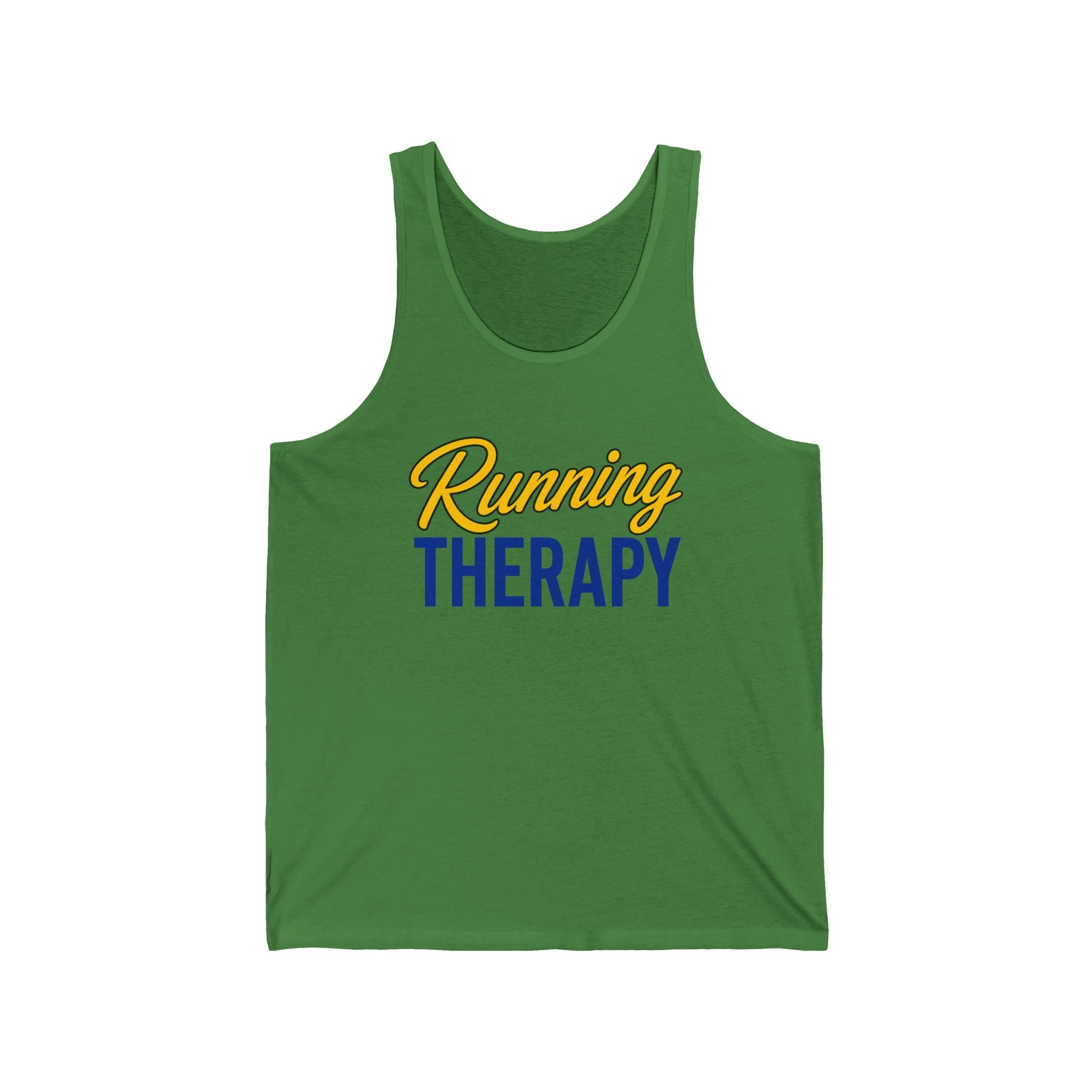 Running Therapy Tank Top – Motivational Running Tee for Runners
