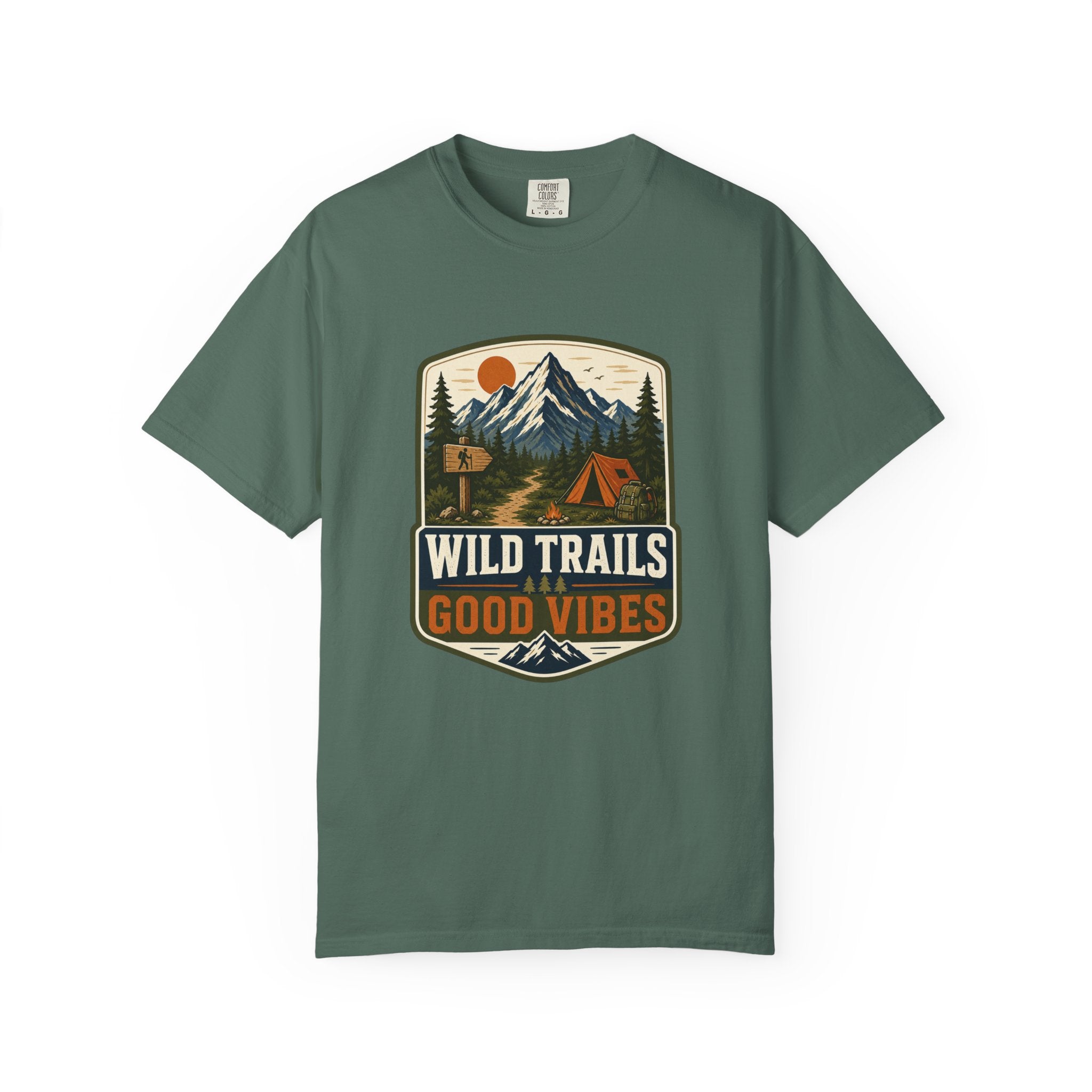 Adventure T-Shirt — Wild Trails Good Vibes Camping Tee