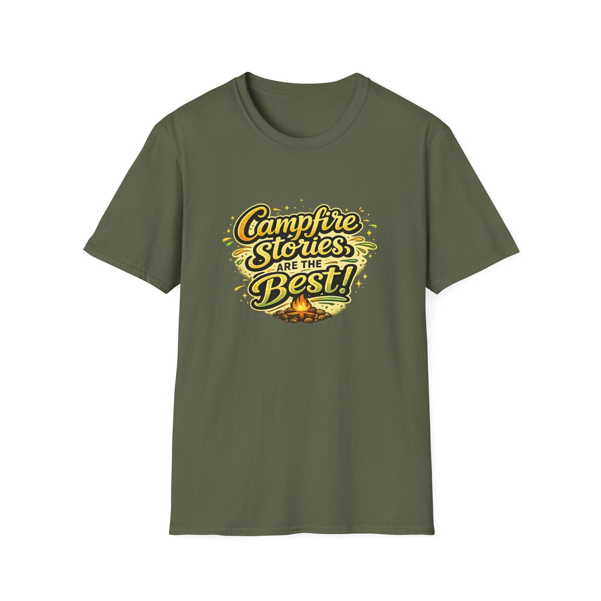 Campfire Stories Are the Best T-Shirt — Cozy Camping Tee for Storytellers & Outdoor Lovers