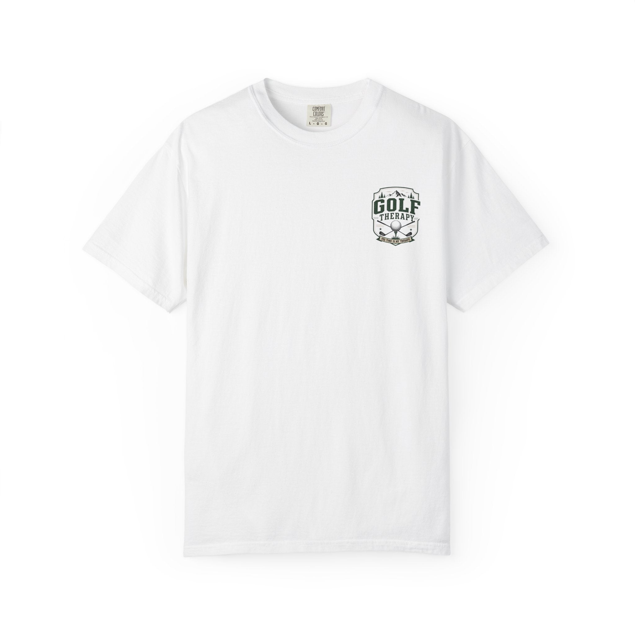 Golf Therapy T-shirt | Golf Ball Crest Tee