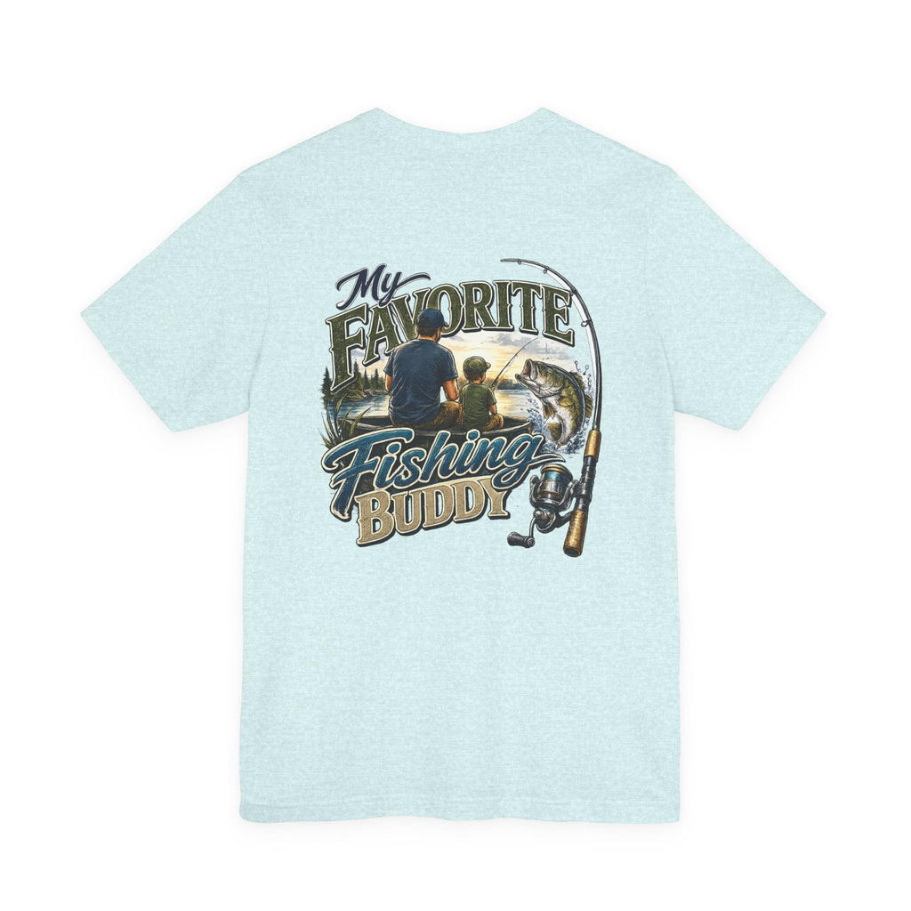 Fishing Father Son Tee — My Favorite Fishing Buddy Graphic T-Shirt