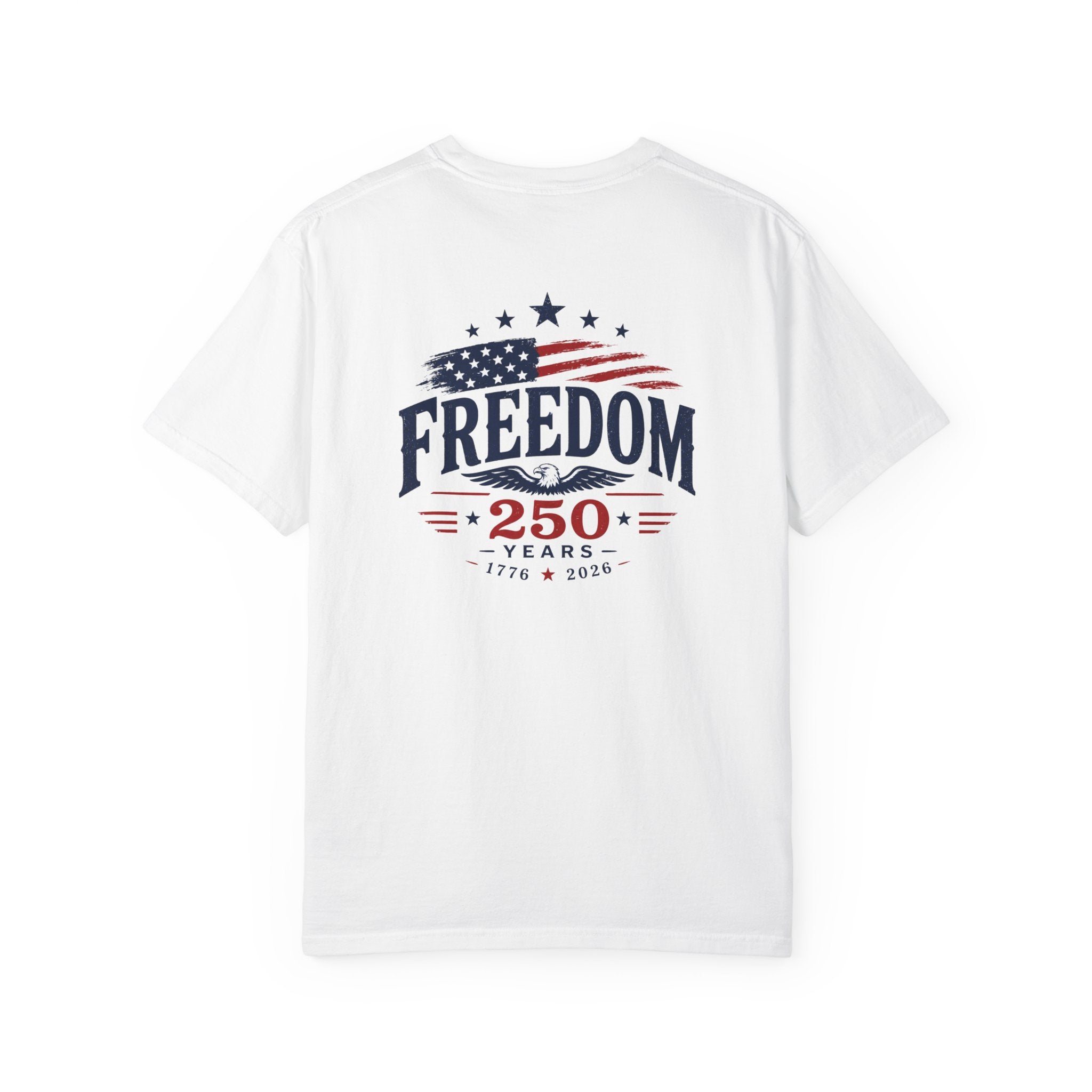 Freedom 250® Patriotic T-Shirt — 250 Years USA Flag Anniversary Tee
