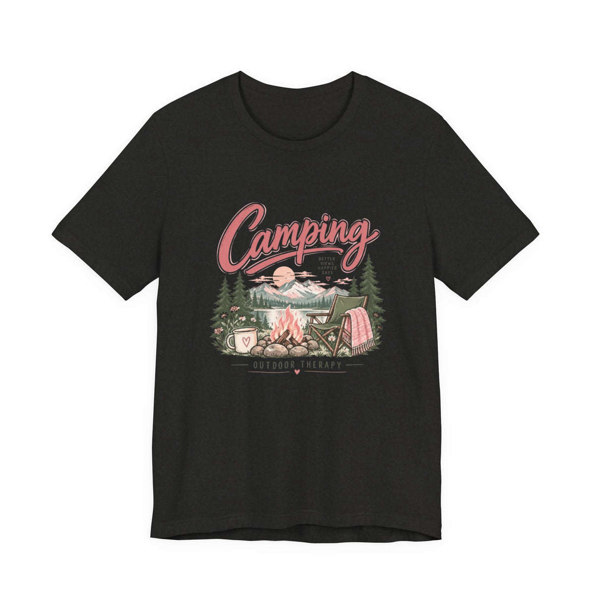 Camping Outdoor Therapy T-Shirt