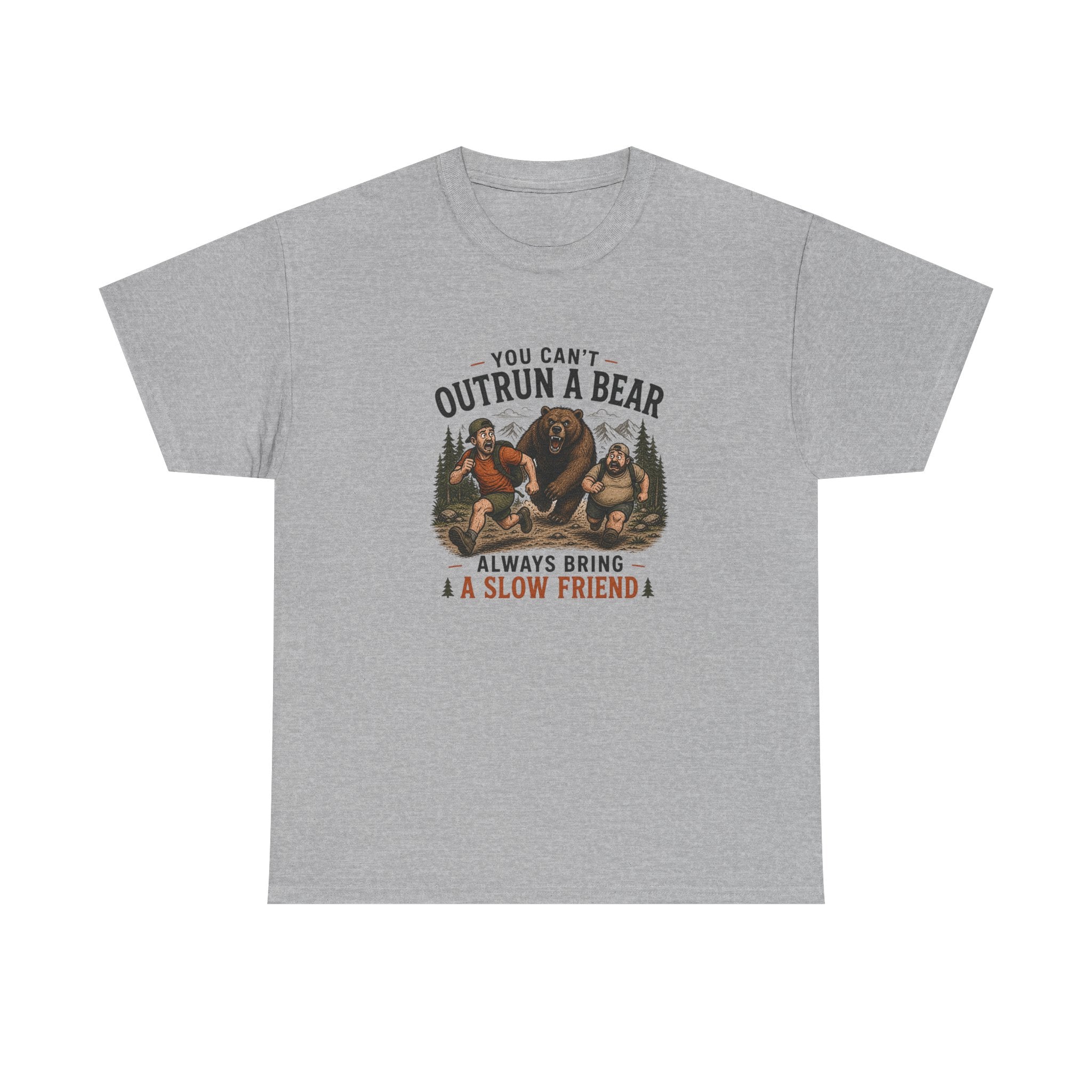 You Can't Outrun a Bear Funny Camping Tee