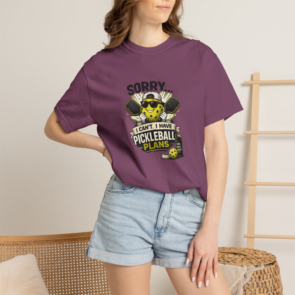 Pickleball Plans T-Shirt — "Sorry I Can’t, I Have Pickleball Plans" Graphic Tee