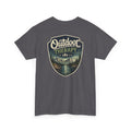 Outdoor Therapy Shield Tee — Scenic Camping & Hiking Graphic Tee