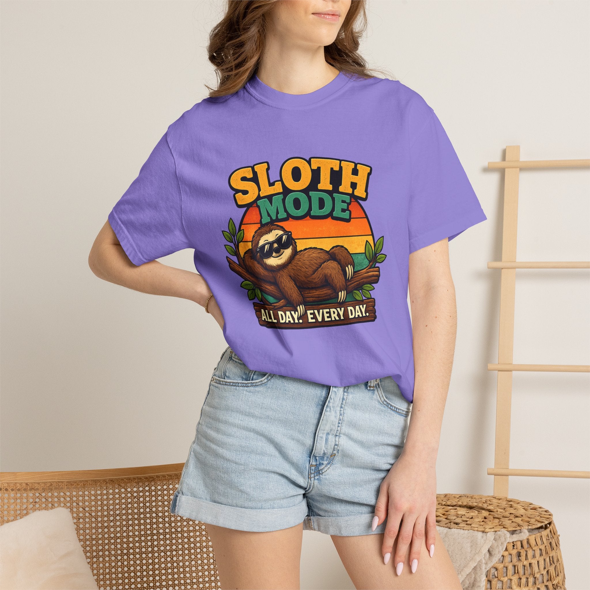 Sloth Mode T-Shirt – All Day! Every Day